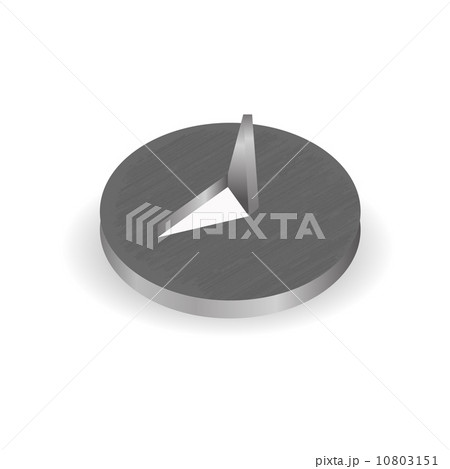 Drawing-pin isolated. Vector 10803151