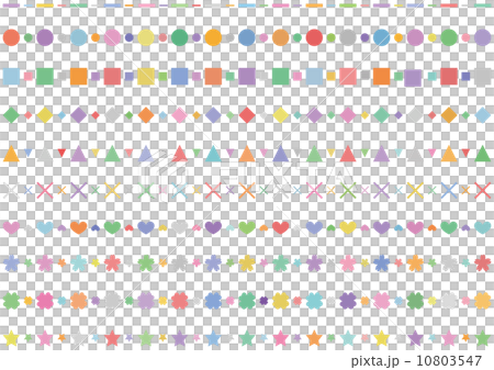 カラフル　ライン　セット 10803547