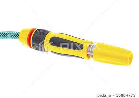 Watering Hose Nozzle Isolated on White Background Watering Hose Nozzle Isolated on White Background 10804775