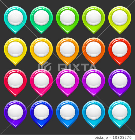 Mapping markers on a dark background Mapping markers on a dark background 10805270