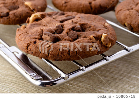 Fresh homemade chocolate cookies 10805719