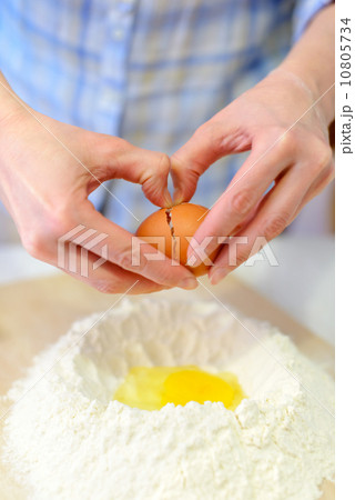 Making dough Making dough 10805734