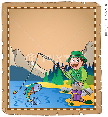 Parchment with fisherman 1 Parchment with fisherman 1 10807510