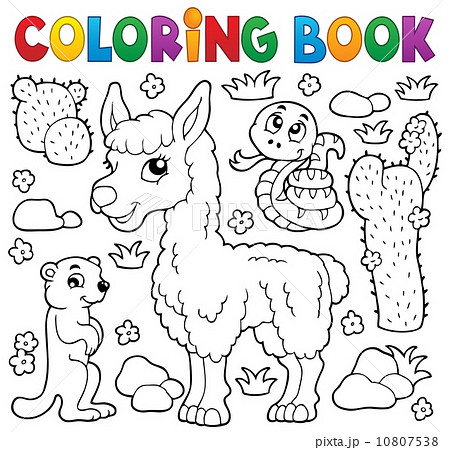 Coloring book with cute animals 4 Coloring book with cute animals 4 10807538