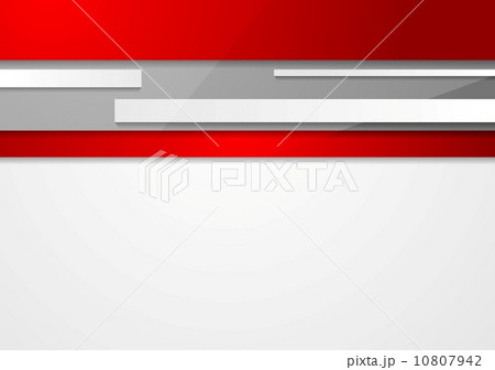 Abstract tech red and grey design 10807942
