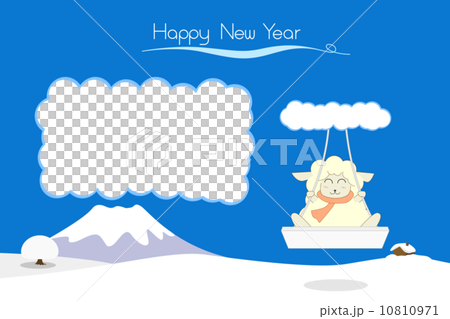 Sweep of winter sheep 10810971