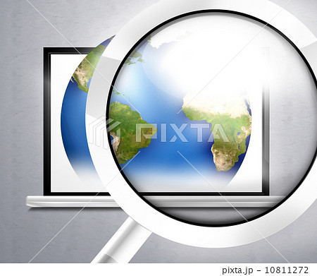 Glass Computer Earth 10811272