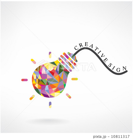 Creative light bulb Sign 10811317