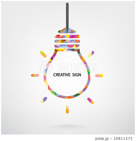 Creative light bulb symbol 10811375