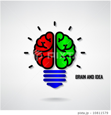 Creative brain Idea concept background 10811579