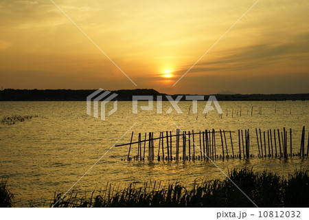 北浦の夕景 北浦の夕景 10812032