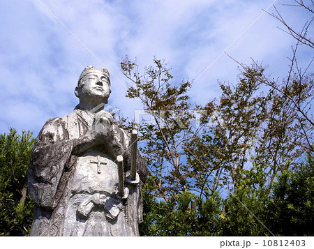 原城跡の天草四郎像 10812403