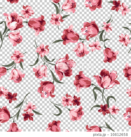 Seamless flower pattern Seamless flower pattern 10812658