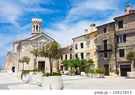 Picturesque old town Piran, Slovenia. 10813853