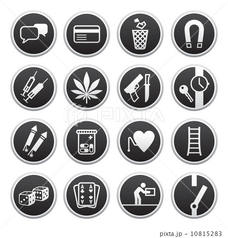 Prohibited Signs black set 10815283