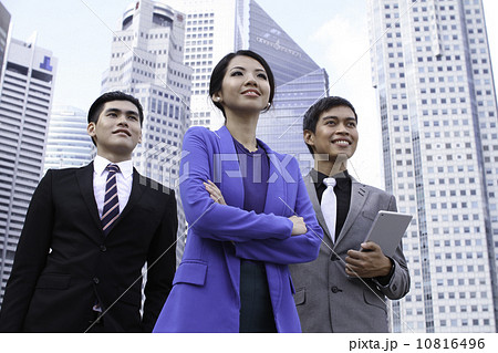 Asian working professionals outdoor Asian working professionals outdoor 10816496