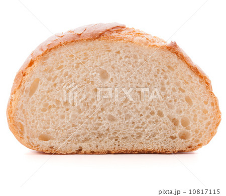 Hunk or slice of fresh white bread isolated on white background Hunk or slice of fresh white bread isolated on white background 10817115