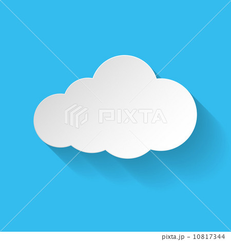 White paper cloud 10817344
