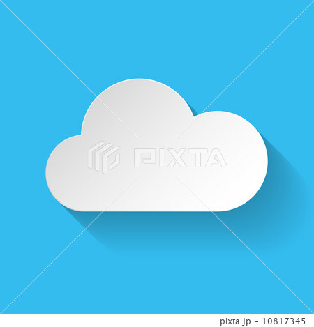 White paper cloud 10817345