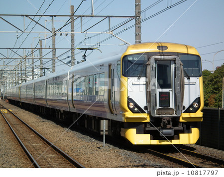 特急わかしお　E257系　新習志野駅 10817797