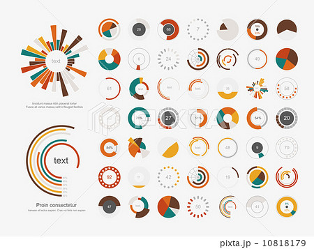 Infographic Elements.Pie chart set icon. Infographic Elements.Pie chart set icon. 10818179