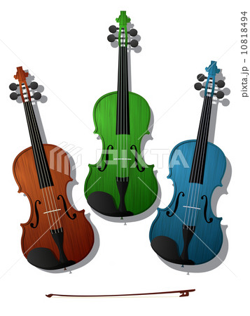 Colored violins Colored violins 10818494