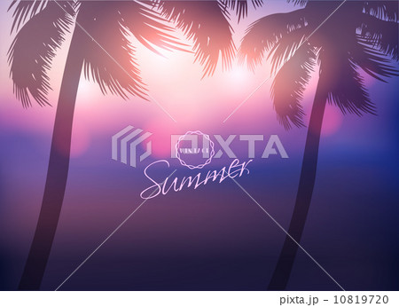 Paradise Island-Palm Tree Sunset Paradise Island-Palm Tree Sunset 10819720