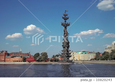 Monument to Peter the Great in Moscow. 10820243