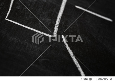 abstract chart or scheme on blackboard abstract chart or scheme on blackboard 10820518