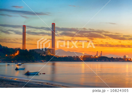 sunset of Petrochemical industry 10824305
