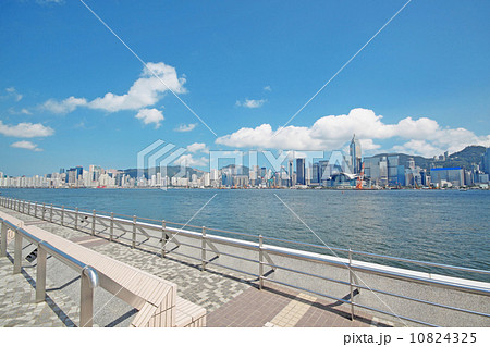 China, Hong Kong waterfront buildings 10824325