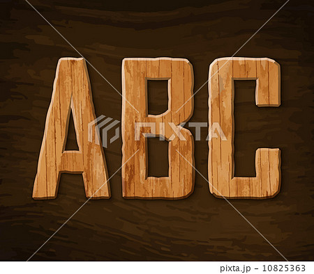 Wooden alphabet 10825363