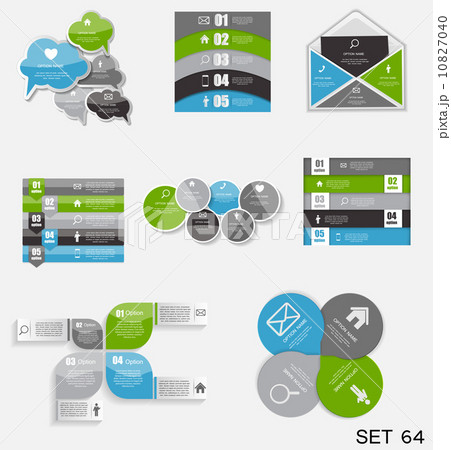 Collection of Infographic Templates for Business Vector Illustra 10827040