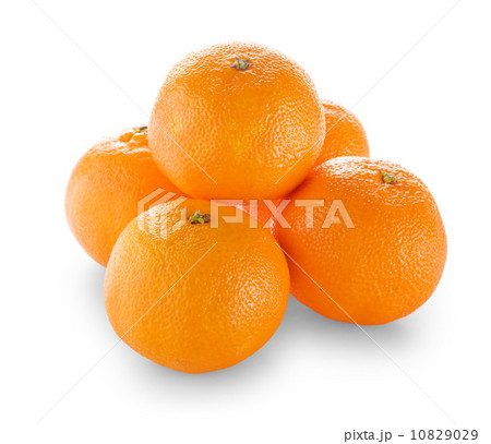 Tangerines isolated on white background 10829029