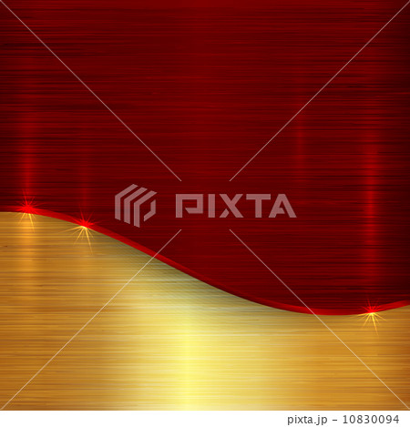 Vector abstract cherry red and gold metallic background Vector abstract cherry red and gold metallic background 10830094