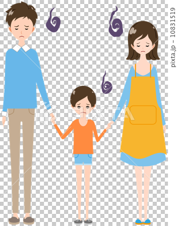 Families hold hands down Families hold hands down 10831519