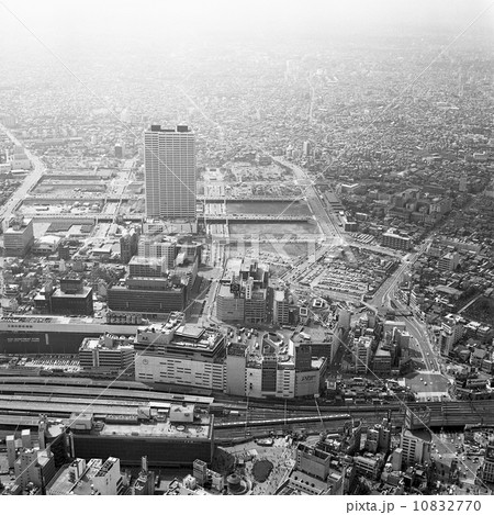 1971年 新宿駅西口 現新都心の写真素材