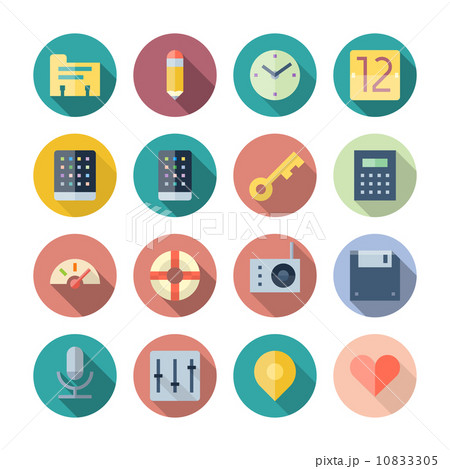 Flat Design Icons For User Interface 10833305