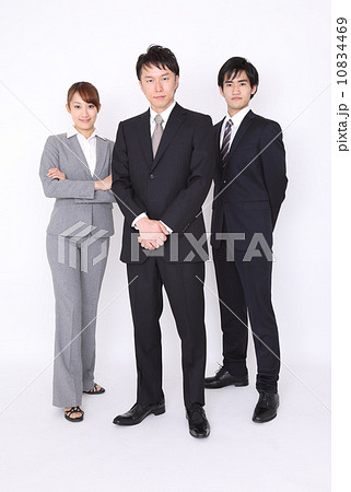 3人のビジネスチーム 3人のビジネスチーム 10834469