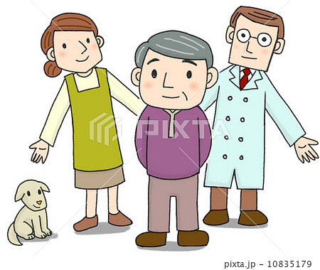 病気 認知症の治療イラストのイラスト素材
