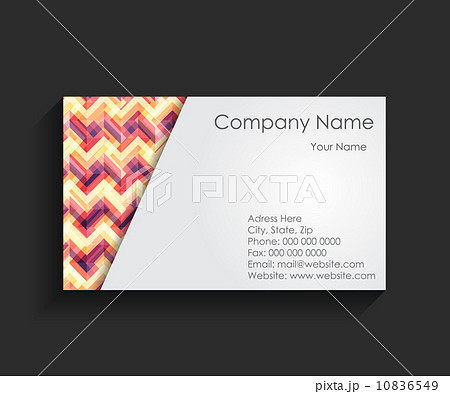 Company Business Card Vector Illustration 10836549