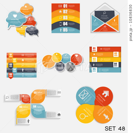 Collection of Infographic Templates for Business Vector Illustra 10836830