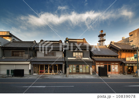 栃木県栃木市の家並 10839078