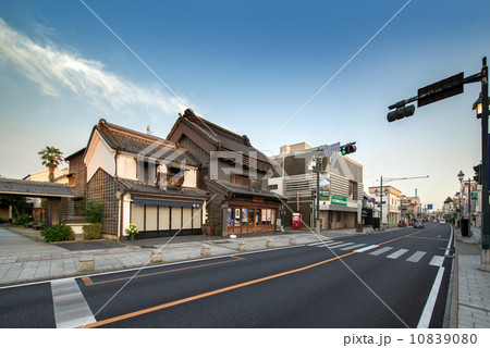 栃木県栃木市の古い家並 栃木県栃木市の古い家並 10839080