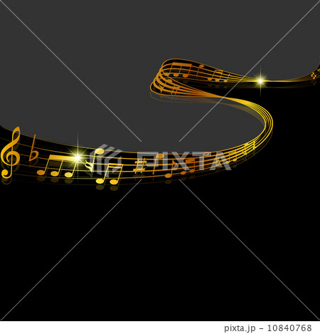音符 楽譜 背景 音符 楽譜 背景 10840768