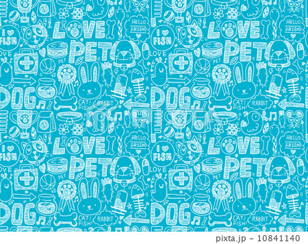 seamless doodle pet pattern seamless doodle pet pattern 10841140