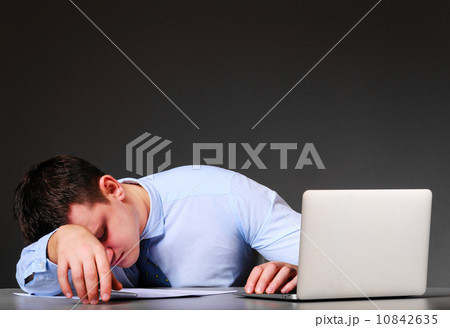 businessman with laptop businessman with laptop 10842635