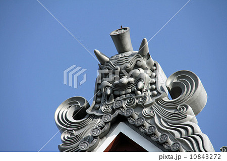池上本門寺本堂の鬼瓦 10843272