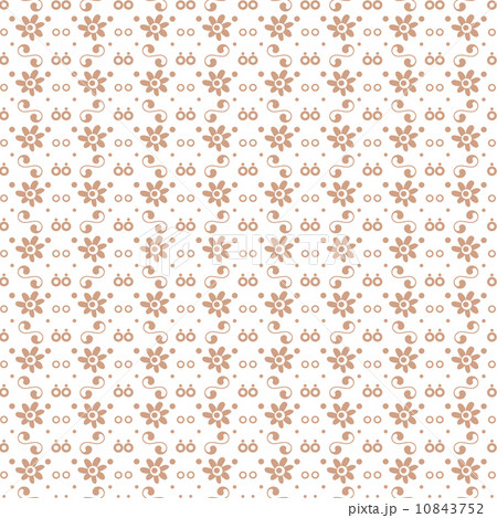 seamless dots and floral pattern seamless dots and floral pattern 10843752