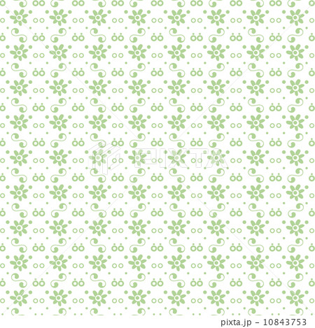 seamless dots and floral pattern seamless dots and floral pattern 10843753
